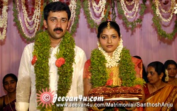 Santhosh Anju Photos Marriage